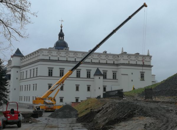 Gedimino kalno šlaito tvarkymo darbai